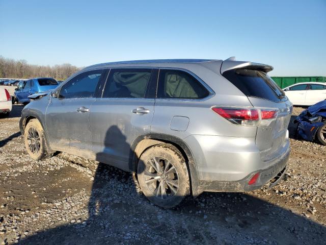 5TDJKRFH2GS269138 - 2016 TOYOTA HIGHLANDER XLE 银色 照片 2
