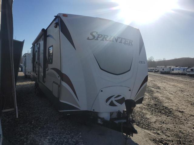 4YDT29729D1531052 - 2013 KEYSTONE SPRINTER WHITE photo 1