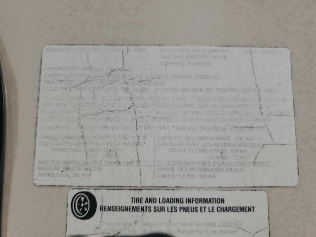 4YDT29729D1531052 - 2013 KEYSTONE SPRINTER WHITE photo 10