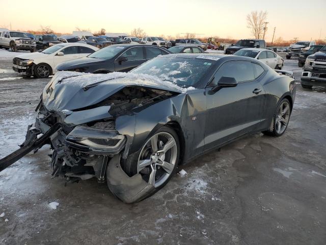 1G1FH1R72J0176566 - 2018 CHEVROLET CAMARO SS GRAY photo 1