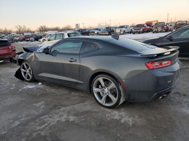 1G1FH1R72J0176566 - 2018 CHEVROLET CAMARO SS GRAY photo 2