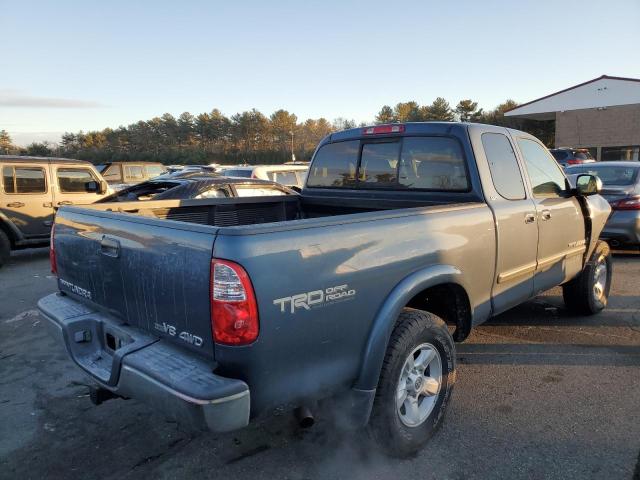 5TBBT44155S458155 - 2005 TOYOTA TUNDRA ACCESS CAB SR5 BLUE photo 3