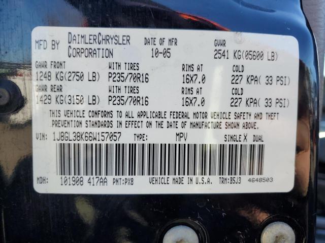 1J8GL38K66W157057 - 2006 JEEP LIBERTY RENEGADE 黑色 照片 13