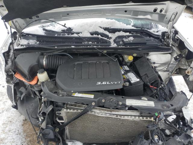 2C4RC1CG6CR172220 - 2012 CHRYSLER TOWN & COU TOURING L SILVER photo 12