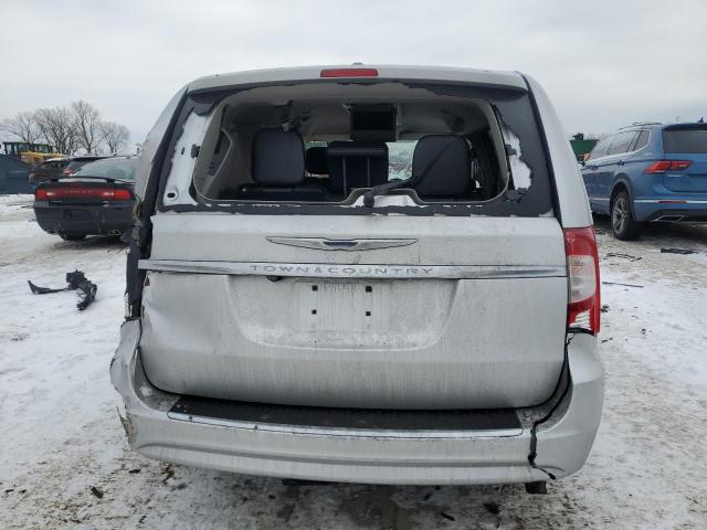 2C4RC1CG6CR172220 - 2012 CHRYSLER TOWN & COU TOURING L SILVER photo 6