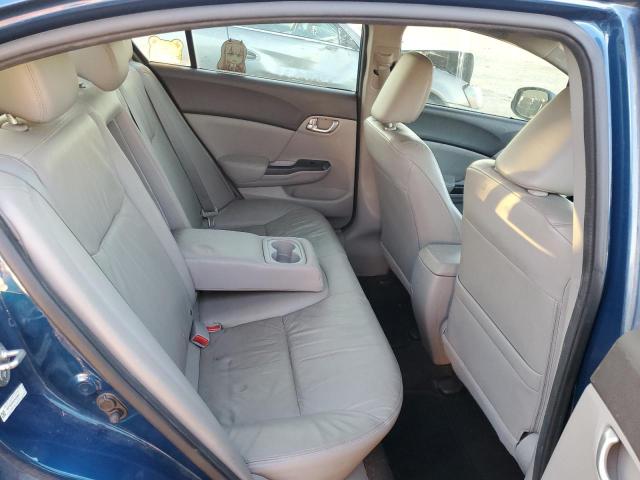 19XFB2F94CE023069 - 2012 HONDA CIVIC EXL ლურჯი ფოტო 10