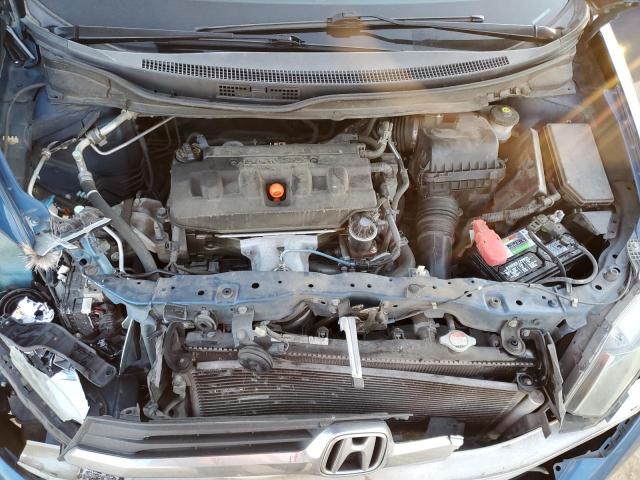 19XFB2F94CE023069 - 2012 HONDA CIVIC EXL ლურჯი ფოტო 11