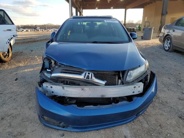 19XFB2F94CE023069 - 2012 HONDA CIVIC EXL ლურჯი ფოტო 5