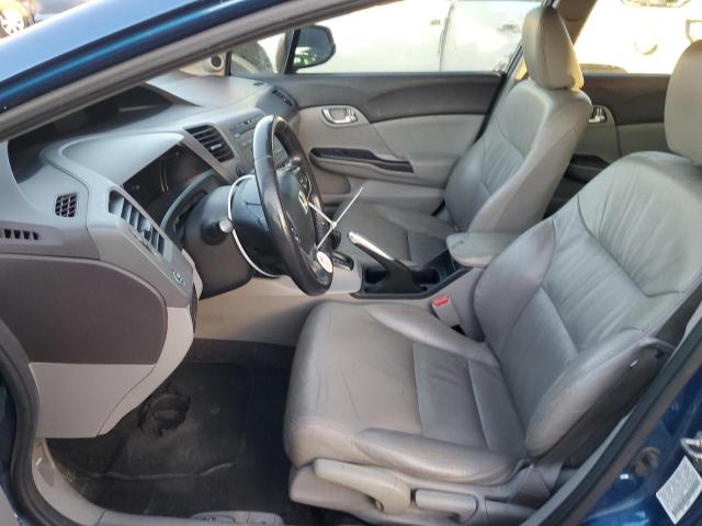 19XFB2F94CE023069 - 2012 HONDA CIVIC EXL ლურჯი ფოტო 7