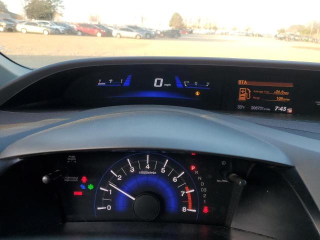 19XFB2F94CE023069 - 2012 HONDA CIVIC EXL ლურჯი ფოტო 9