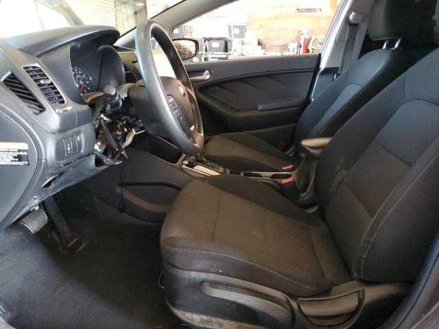 3KPFK4A71JE194697 - 2018 KIA FORTE LX ნაცრისფერი ფოტო 7