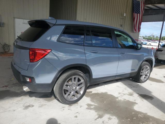 5FNYF8H52PB033710 - 2023 HONDA PASSPORT EXL BLUE photo 3