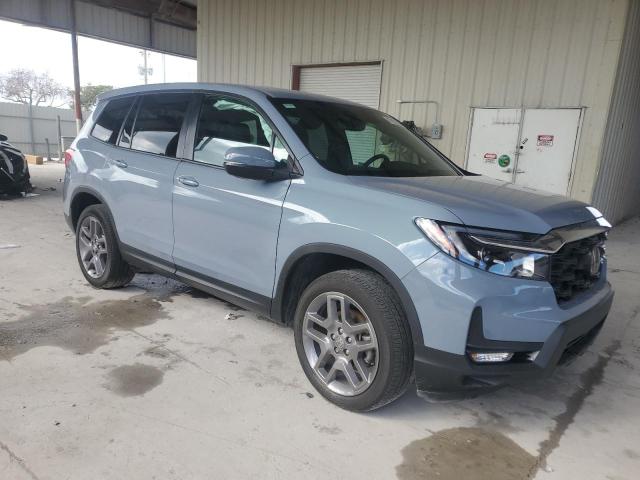 5FNYF8H52PB033710 - 2023 HONDA PASSPORT EXL BLUE photo 4