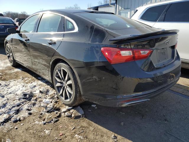 1G1ZG5STXMF066610 - 2021 CHEVROLET MALIBU RS 黑色 照片 2