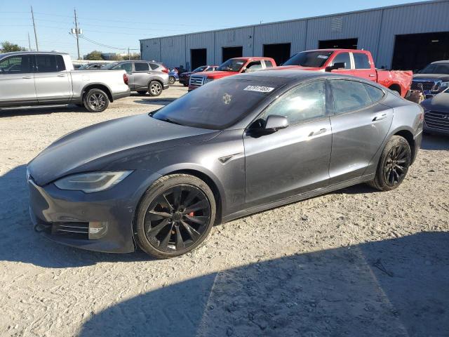 5YJSA1E49GF159943 - 2016 TESLA MODEL S GRAY photo 1