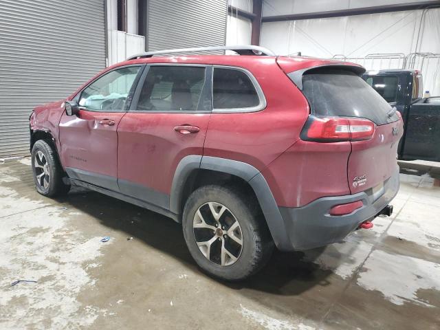 1C4PJMBS4HW504142 - 2017 JEEP CHEROKEE TRAILHAWK BURGUNDY photo 2