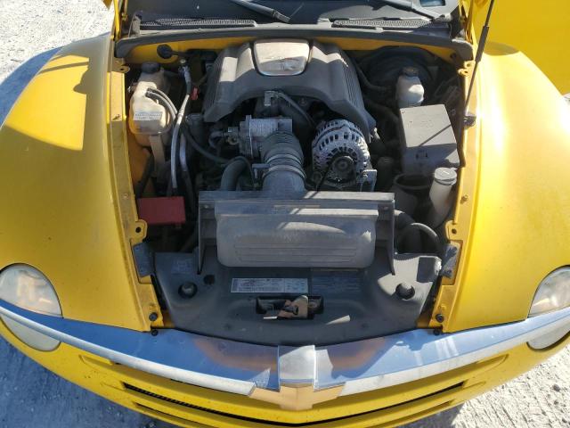 1GCES14P24B105517 - 2004 CHEVROLET SSR 黄色 照片 11