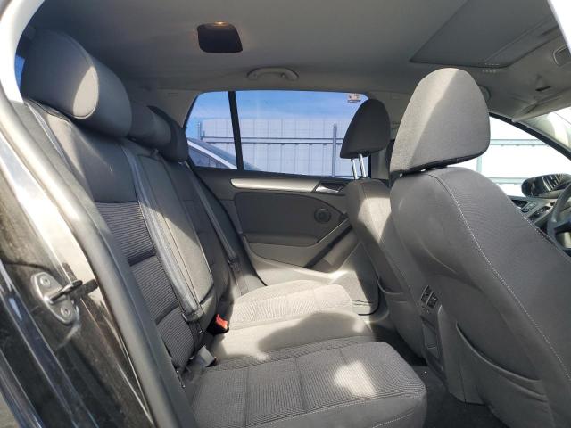 WVWDB7AJ5CW170657 - 2012 VOLKSWAGEN GOLF BLACK photo 10