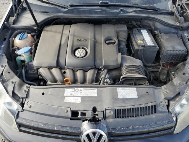WVWDB7AJ5CW170657 - 2012 VOLKSWAGEN GOLF BLACK photo 11