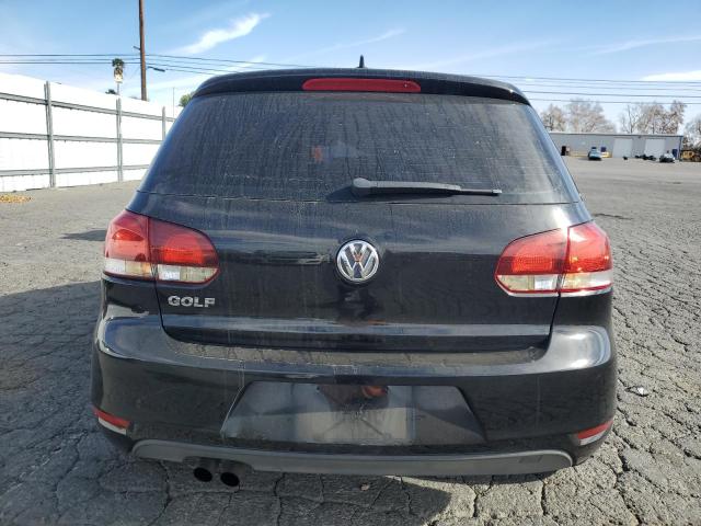 WVWDB7AJ5CW170657 - 2012 VOLKSWAGEN GOLF BLACK photo 6