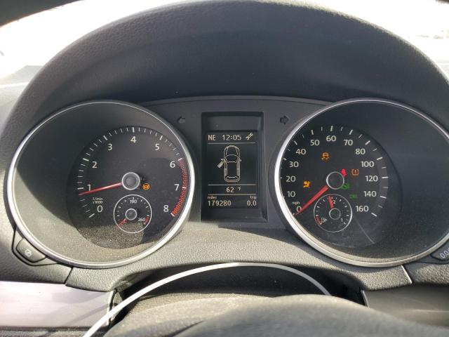 WVWDB7AJ5CW170657 - 2012 VOLKSWAGEN GOLF BLACK photo 9