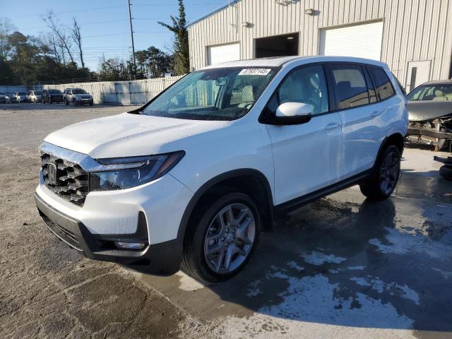 5FNYF8H54NB000902 - 2022 HONDA PASSPORT EXL WHITE photo 1