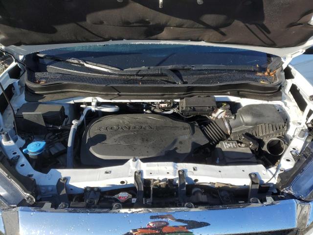 5FNYF8H54NB000902 - 2022 HONDA PASSPORT EXL WHITE photo 12