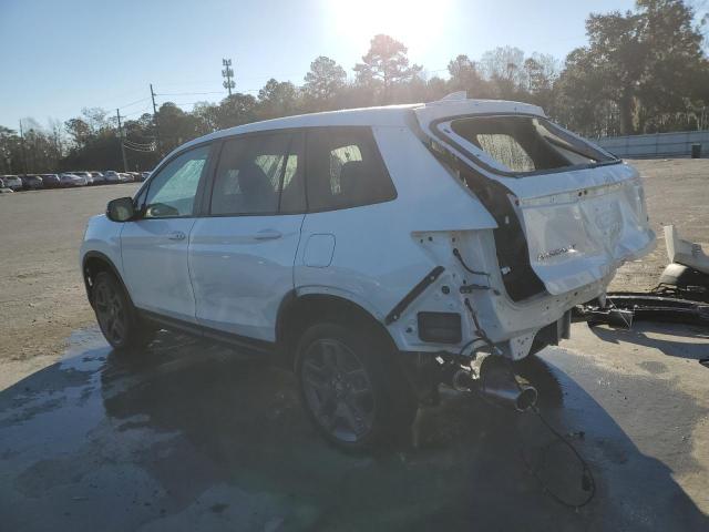5FNYF8H54NB000902 - 2022 HONDA PASSPORT EXL WHITE photo 2