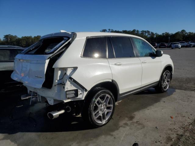 5FNYF8H54NB000902 - 2022 HONDA PASSPORT EXL WHITE photo 3