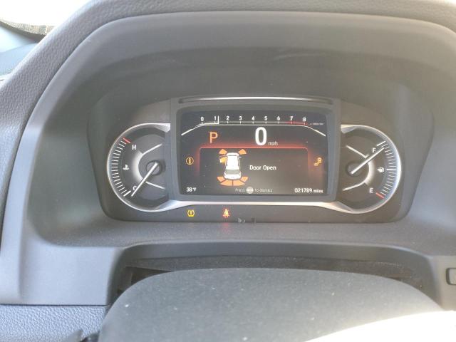 5FNYF8H54NB000902 - 2022 HONDA PASSPORT EXL WHITE photo 9