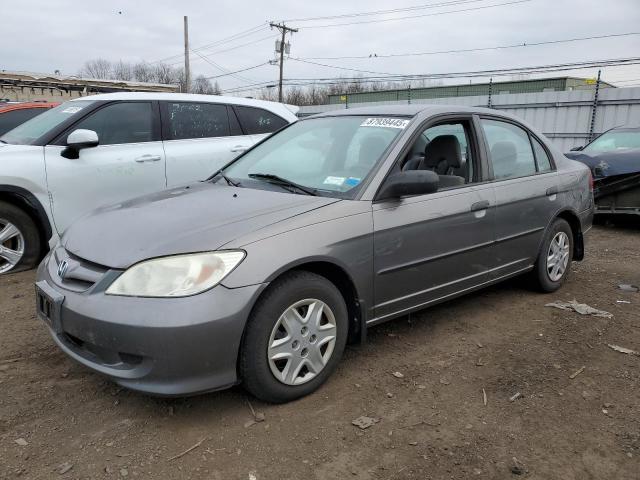 2HGES16305H592947 - 2005 HONDA CIVIC DX VP ნაცრისფერი ფოტო 1