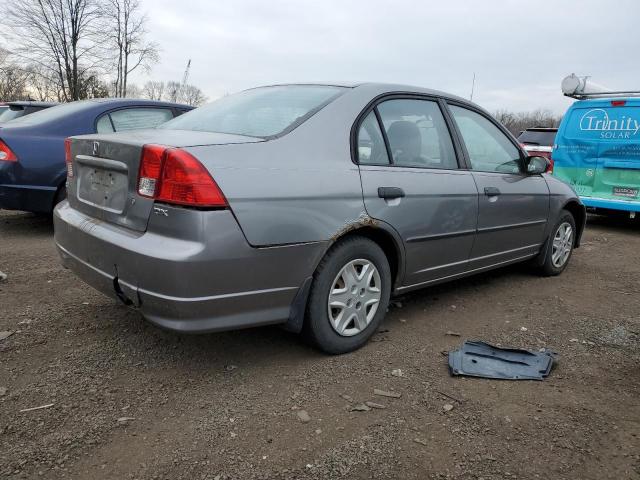 2HGES16305H592947 - 2005 HONDA CIVIC DX VP ნაცრისფერი ფოტო 3
