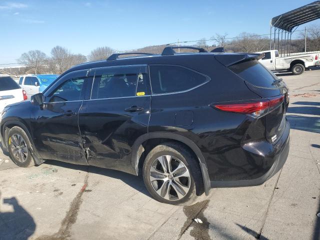 5TDGZRAH2MS075198 - 2021 TOYOTA HIGHLANDER XLE 黑色 照片 2