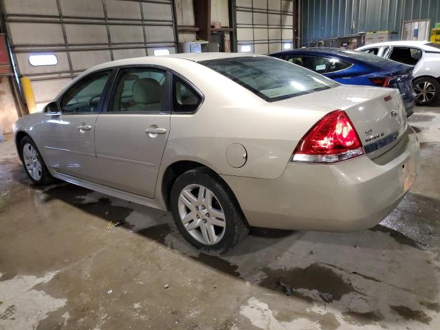 2G1WG5EK9B1277954 - 2011 CHEVROLET IMPALA LT GOLD photo 2