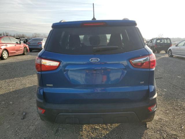 MAJ3P1TE4JC171362 - 2018 FORD ECOSPORT SE ლურჯი ფოტო 6