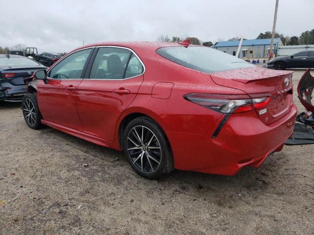 4T1G11AK7RU239242 - 2024 TOYOTA CAMRY SE NIGHT SHADE RED photo 2