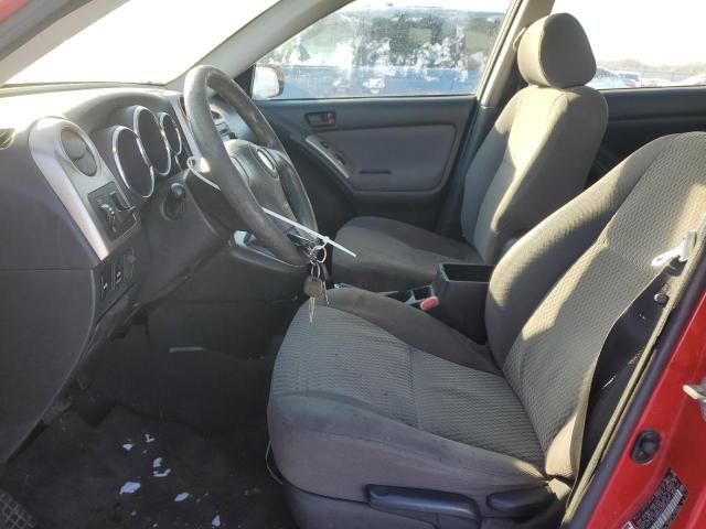 2T1KR32EX5C340777 - 2005 TOYOTA COROLLA MA XR RED photo 7