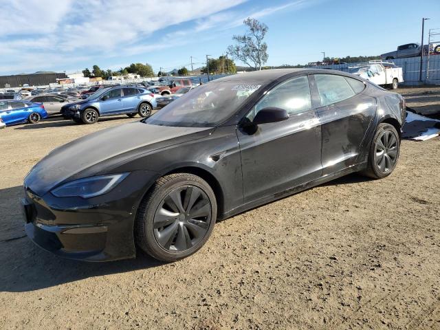 5YJSA1E54NF492329 - 2022 TESLA MODEL S BLACK photo 1