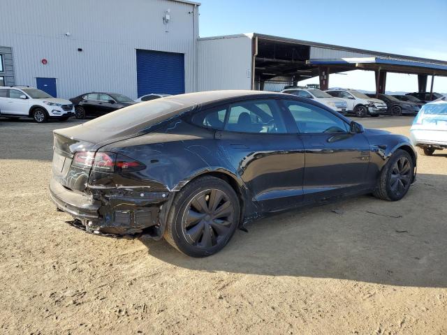 5YJSA1E54NF492329 - 2022 TESLA MODEL S BLACK photo 3