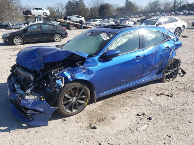 SHHFK7H82LU211583 - 2020 HONDA CIVIC EXL ლურჯი ფოტო 1
