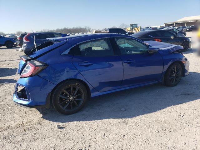 SHHFK7H82LU211583 - 2020 HONDA CIVIC EXL ლურჯი ფოტო 3