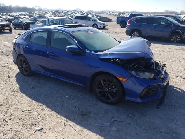 SHHFK7H82LU211583 - 2020 HONDA CIVIC EXL ლურჯი ფოტო 4