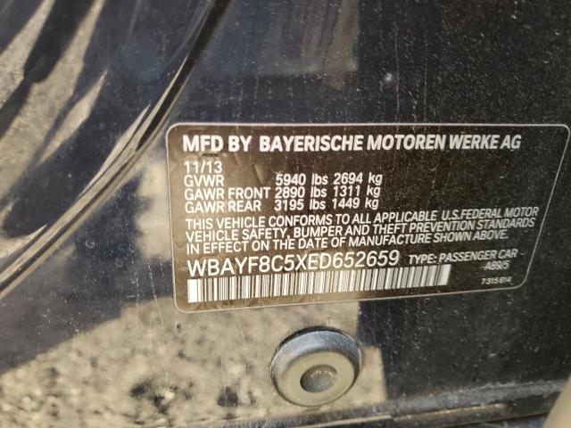 WBAYF8C5XED652659 - 2014 BMW 750 LXI BLACK photo 12