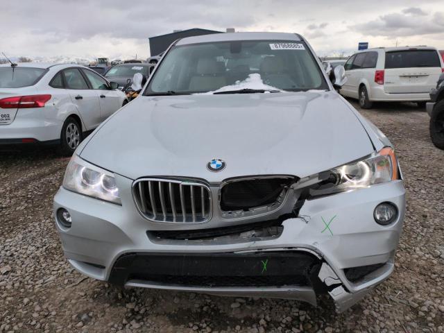 5UXWX9C59D0D05649 - 2013 BMW X3 XDRIVE28I SILVER photo 5
