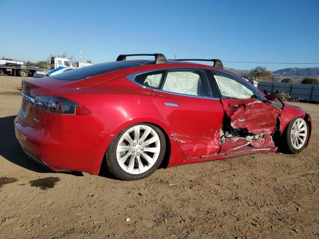 5YJSA1E20HF179093 - 2017 TESLA MODEL S RED photo 3