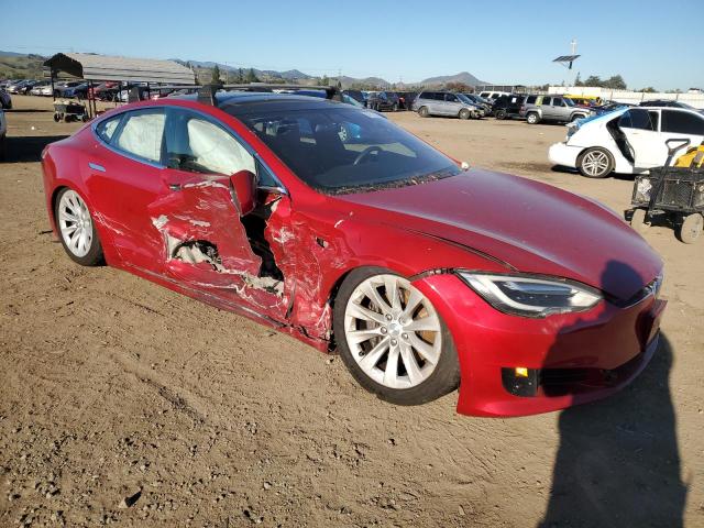 5YJSA1E20HF179093 - 2017 TESLA MODEL S RED photo 4