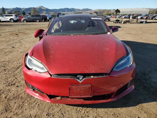 5YJSA1E20HF179093 - 2017 TESLA MODEL S RED photo 5