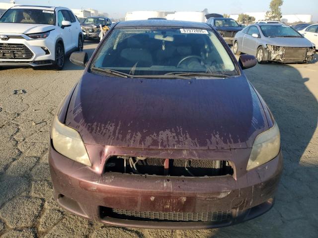 JTKDE177070166095 - 2007 TOYOTA SCION TC ბურგუნდია ფოტო 5