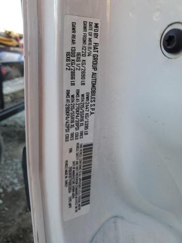 ZFBERFBT7F6953934 - 2015 RAM PROMASTER SLT Սպիտակ լուսանկար 13