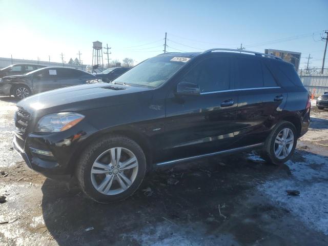 4JGDA5HB9CA027676 - 2012 MERCEDES-BENZ ML 350 4MATIC BLACK photo 1